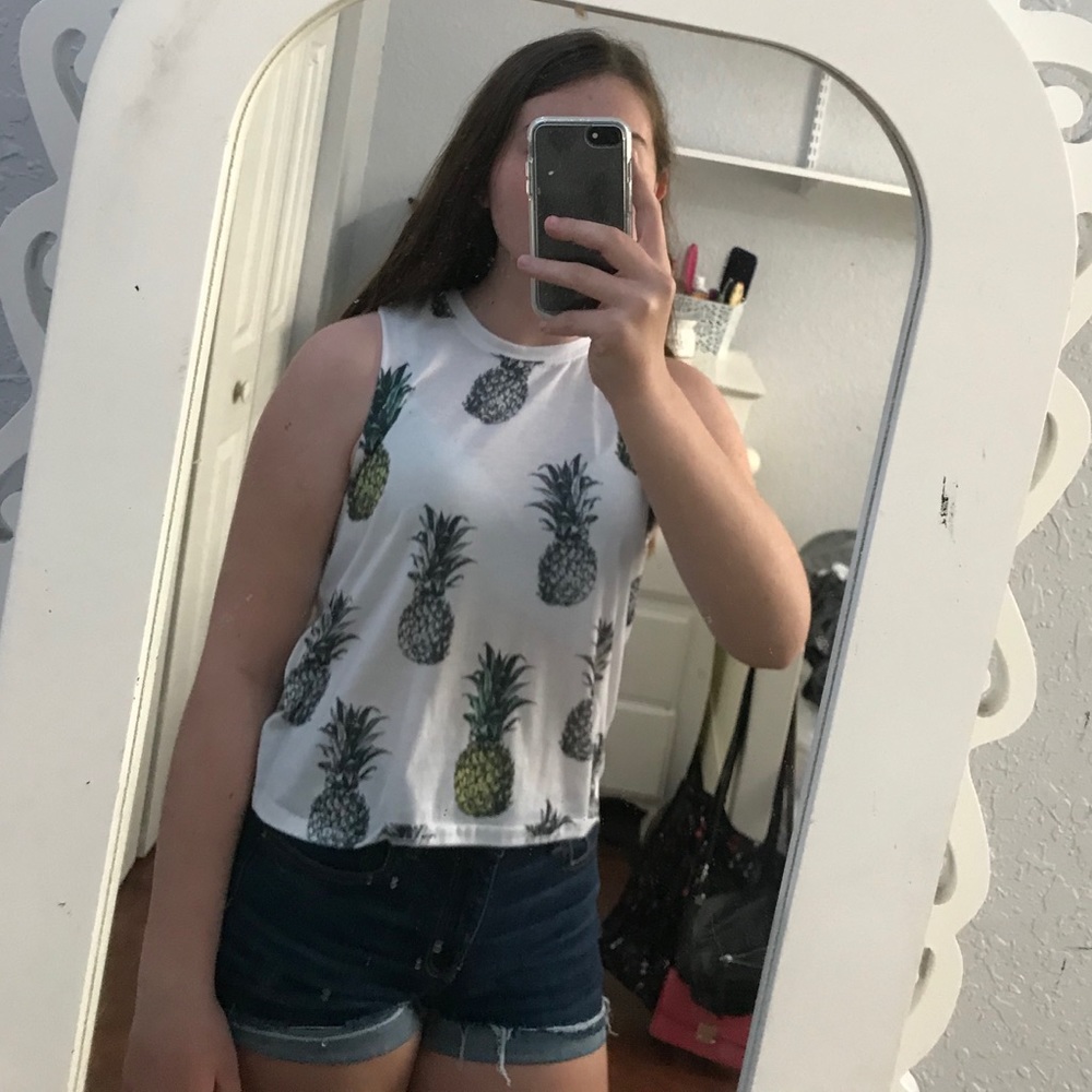 🌻 pineapple summer sleeveless tank top